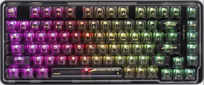 Клавиатура WIRELESS ELF PRO RU RGB 71742 BLACK REDRAGON фото 1