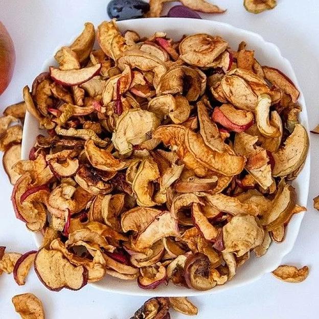 Резанные сушёные яблоки ОПТ  фото 1