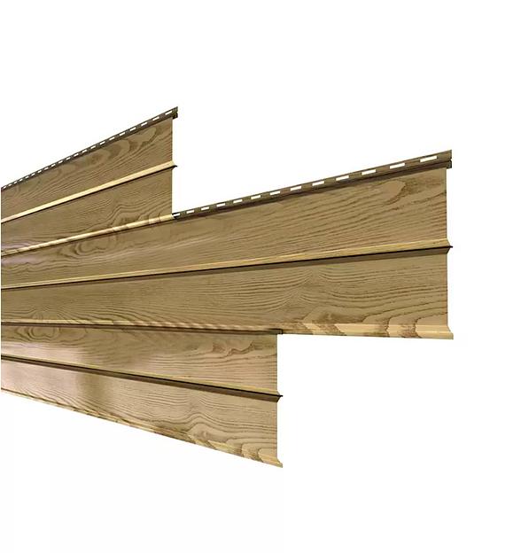 Стальной сайдинг L-узкий, покрытие под дерево глянцевое ОПТ фото 1