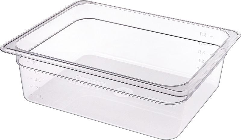 Гастроемкость 1/2 h=100 мм. 6 л. поликарб. прозрач.  /1/12/ фото 1