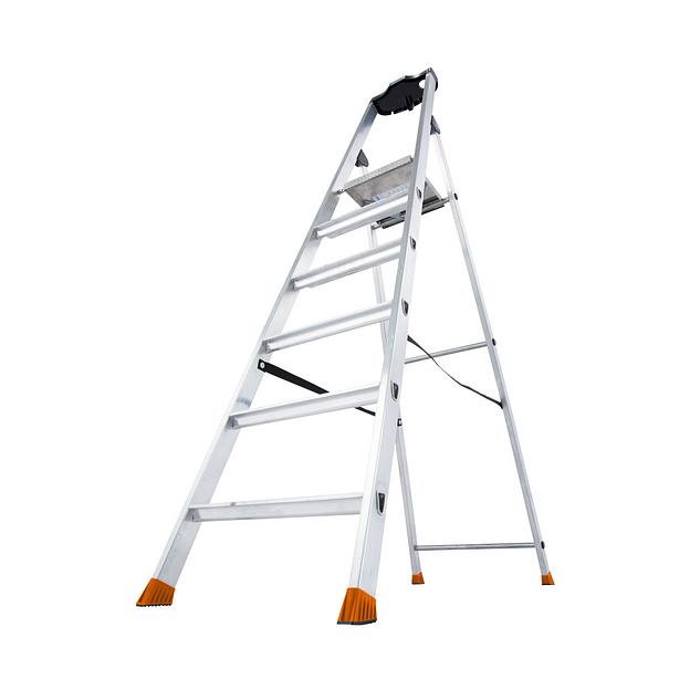 Стремянка Solido, развальцованные 6 ступеней фото 3