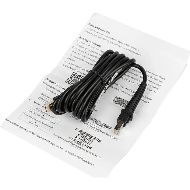 Сканер штрихкода Mindeo MD6600-HD 2D, USB cable (MD6600-HD) фото 7