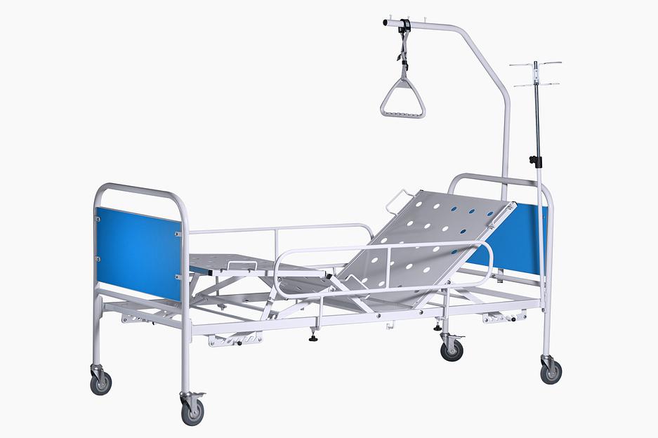 Кровать медицинская функциональная четырехсекционная КМФ4-01 фото 1