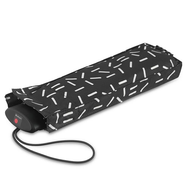 Зонт Knirps механический AS.050 Slim Small Manual 2DANCE BLACK 95 9050 8502 фото 3