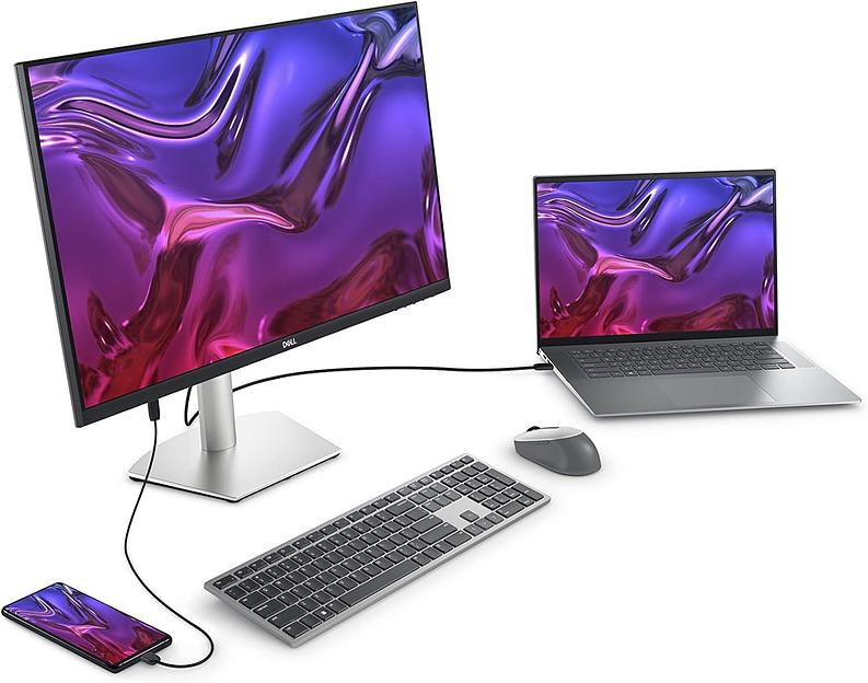 Монитор Dell 27" S2723HC серебристый/черный IPS LED 4ms 16:9 HDMI M/M матовая HAS Piv 1000:1 300cd 178гр/178гр 1920x1080 VGA DP FHD USB 4.86кг фото 10