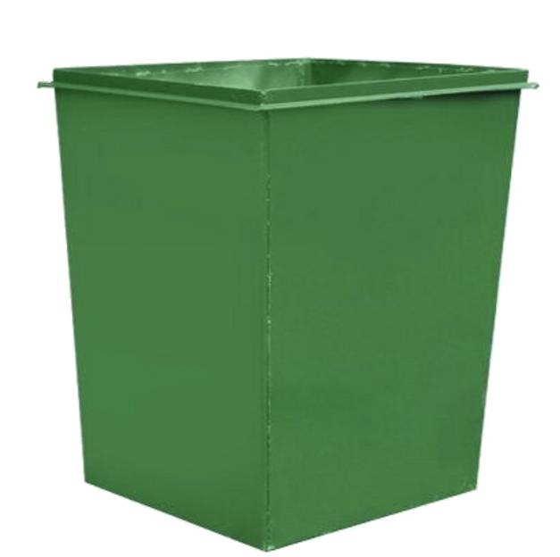 Мусорный контейнер 0.75 м³ для ТБО металлический, опт фото 1