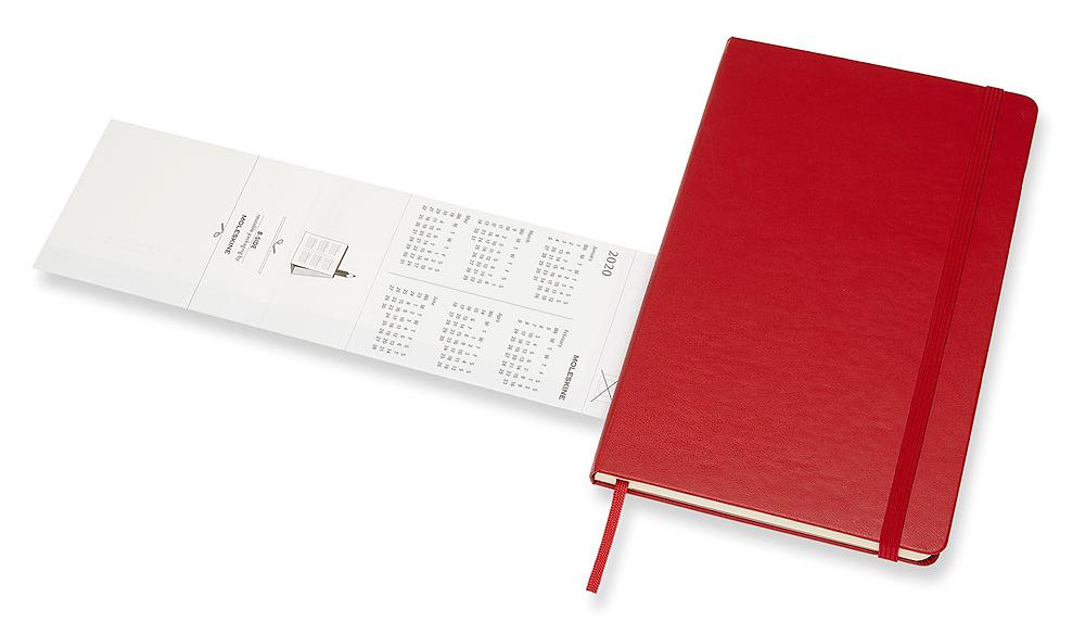 Еженедельник Moleskine ACADEMIC WKNT Large 130х210мм датир.18мес 208стр. красный фото 6
