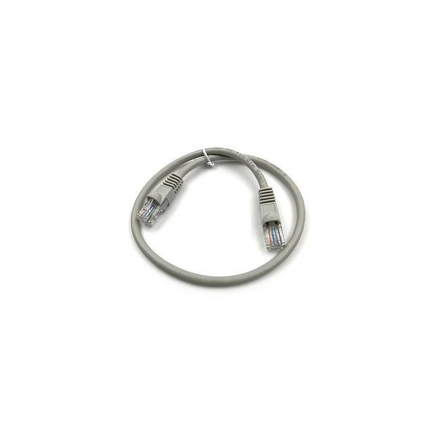 Патч-корд KINGPRICE KP-PC-c5e-0.5m-g литой (molded), UTP, кат.5E, 0.5м, 4 пары, 26AWG, алюминий омедненный, многожильный, серый фото 1