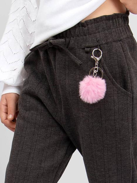 Брюки для девочки Соль&Перец тёмно-серый, арт.SP24127 ОПТ фото 5