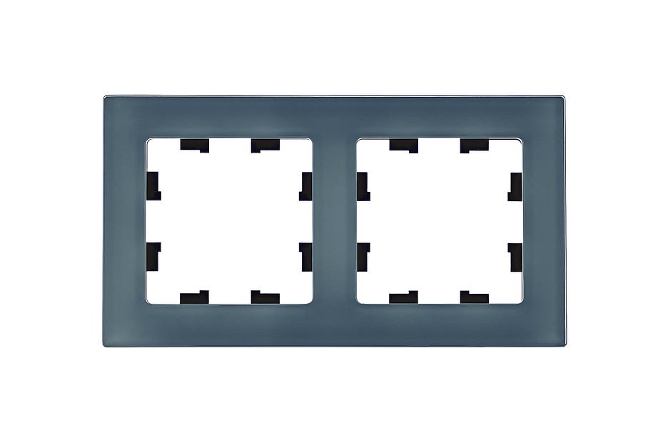 ATLASDESIGN NATURE 2-постовая РАМКА, НАТУРАЛЬНОЕ СТЕКЛО, ГРИФЕЛЬ фото 1