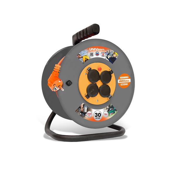 Удлинитель силовой 4х30м ПВС 3х1.5 16А IP44 ВЕМ-250 фото 1