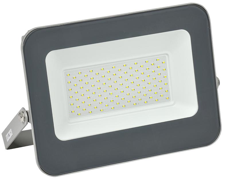 Прожектор уличный IEK СДО светодиодный 100Вт корп.алюм.серый (LPDO701-100-K03) фото 1