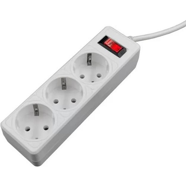 5bites Сетевой фильтр GARDA SP3W-518 3S / 3*0.75MM2 / 1.8M / WHITE фото 1