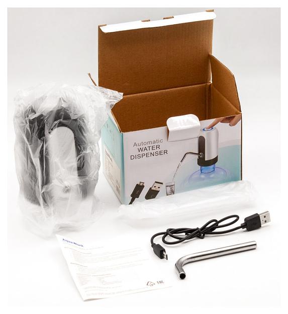 Помпа для 19л бутыли Aqua Work H-RP14 электрический черный картон фото 4