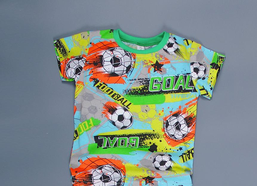 Футболка Ф-0192 кулирка р. 98-116, серый ОПТ фото 1