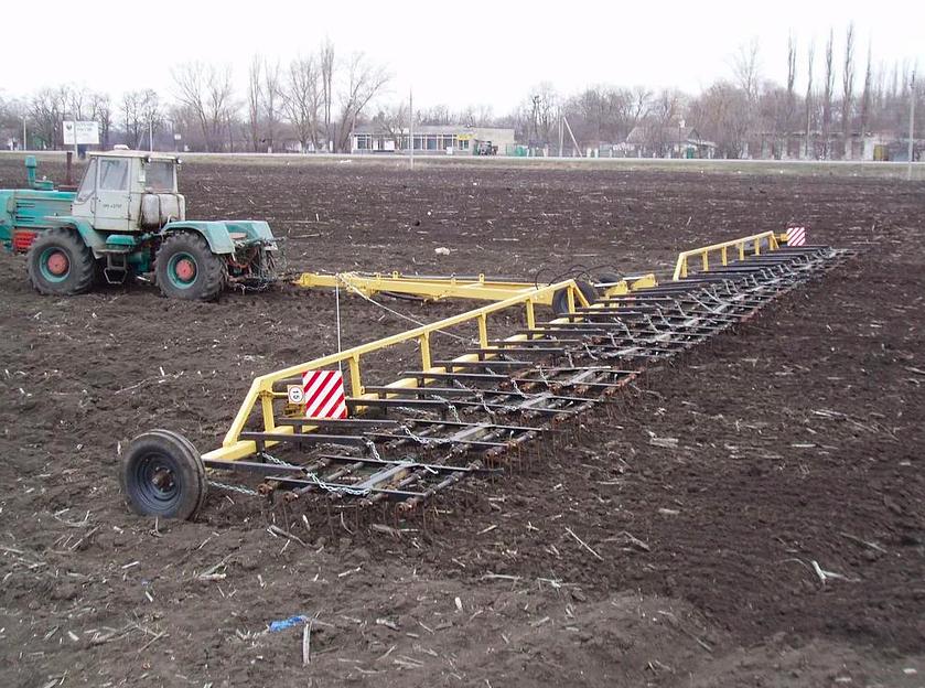 Борона пружинно-зубовая АБ-21-М, тяговой класс 3 т фото 3