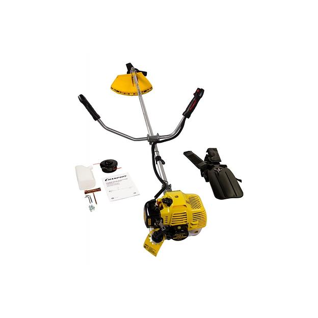 CHAMPION Триммер T333S-2 { неразъемн.прям.0,9кВт32,6см? 6,2кгНТ21+3/255/25,4 U-ручка легкий старт } фото 1