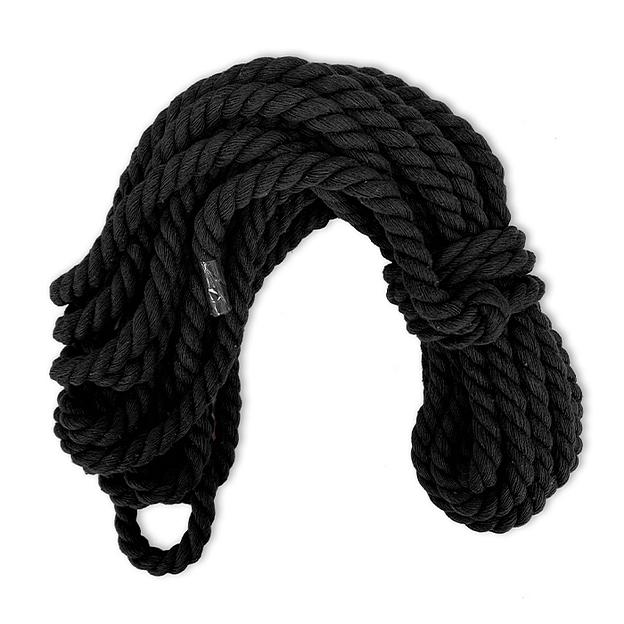 Канат хлопковый чёрный, 10 мм фото 8