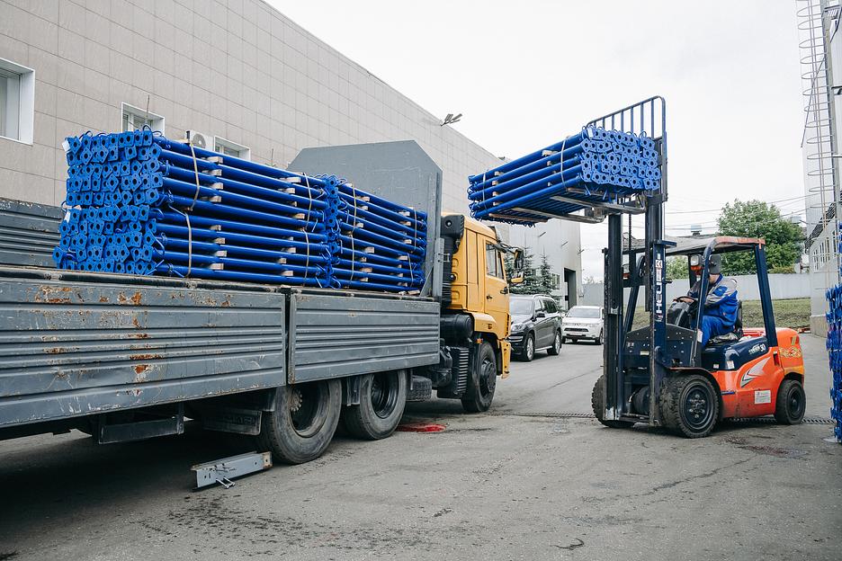 Стойка телескопическая для опалубки перекрытий 4,5 м фото 10