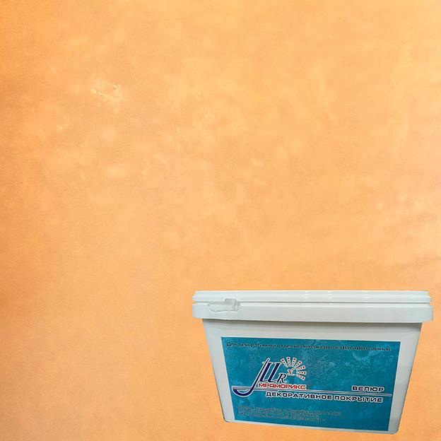 Тонкослойное декоративное покрытие Мраморикс™ велюр колерованный золото 2 кг фото 1