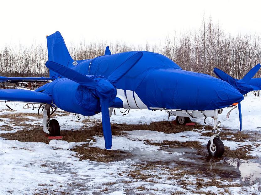 Тенты и чехлы на самолет ОПТ фото 1