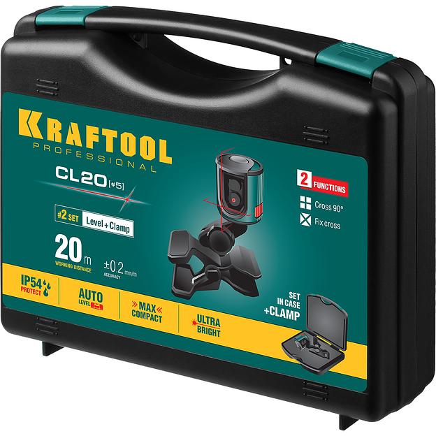 KRAFTOOL CL 20 #5, лазерный нивелир (34700-5) фото 10