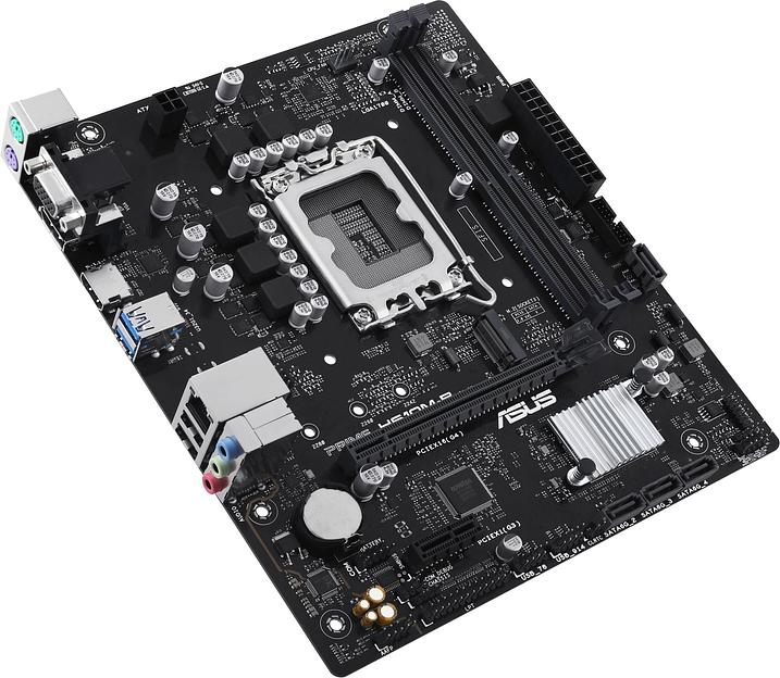 Материнская плата ASUS PRIME H610M-R-SI, LGA1700, H610, 2*DDR5, D-sub+DVI+HDMI, SATA 6.0, M.2, USB 3.2, mATX; 90MB1GL0-M0ECY0 (PRIME H610M-R-SI) фото 4