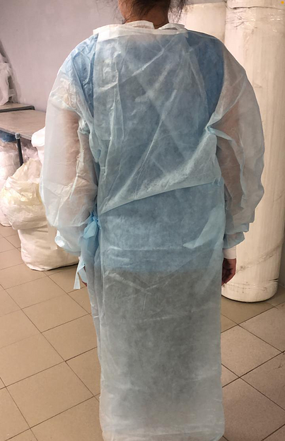 Халат одноразового использования спанбонд 35 г/м² фото 9