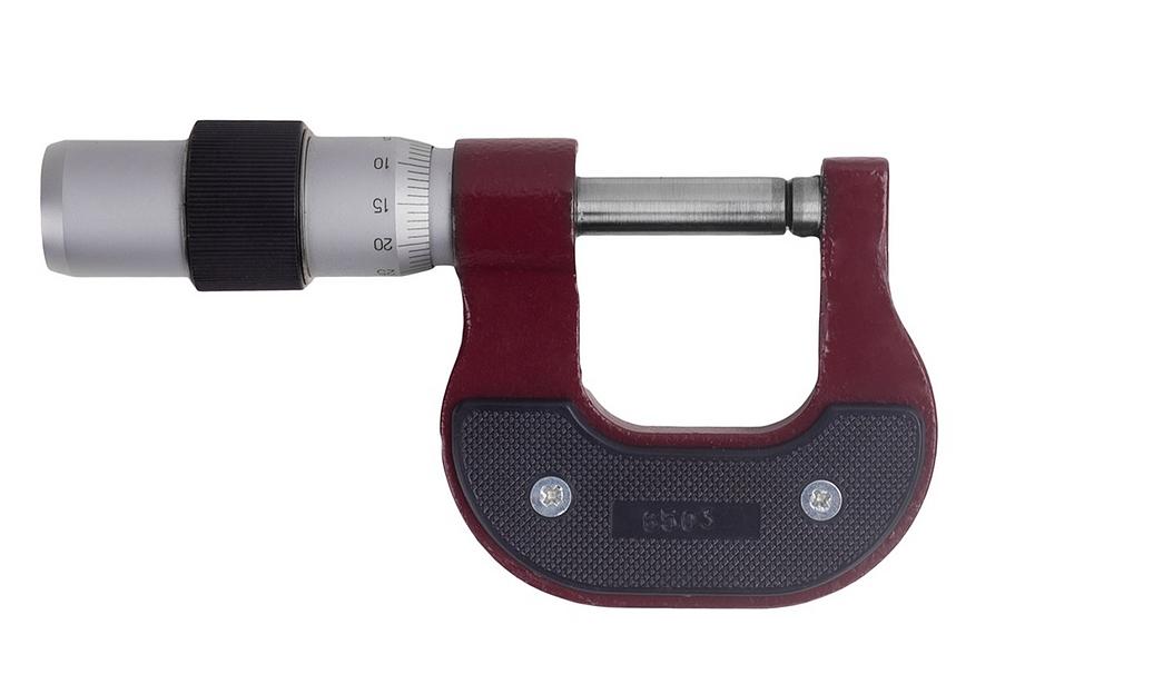 Микрометр гладкий МК-  25 0,01 кл.т.1 КировИнструмент с поверкой фото 5