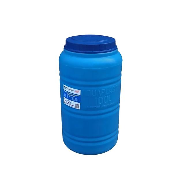 Овально-вертикальная емкость 100л синий ОПТ фото 1