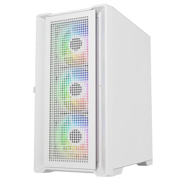 Корпус Powercase Alisio Micro X4W V2, Tempered Glass, 4х 120mm ARGB fans, ARGB HUB, белый, mATX (CAMCXW-A4) фото 4