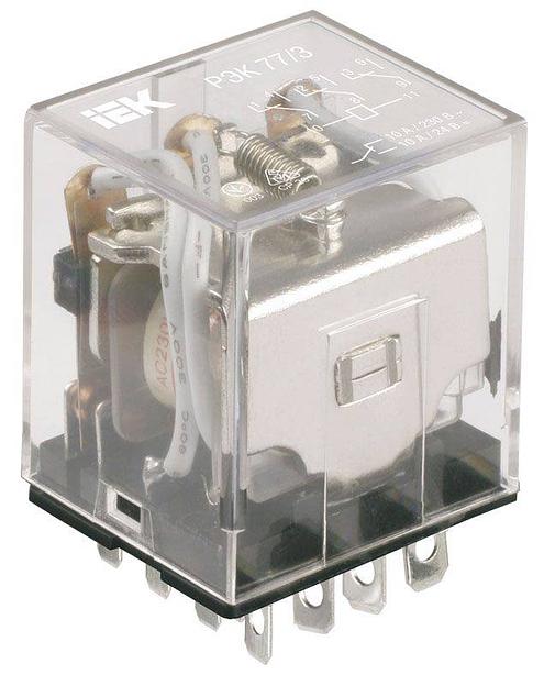 Реле промежуточное 3А 220В 4ПК РЭК78/4 без розетки фото 1
