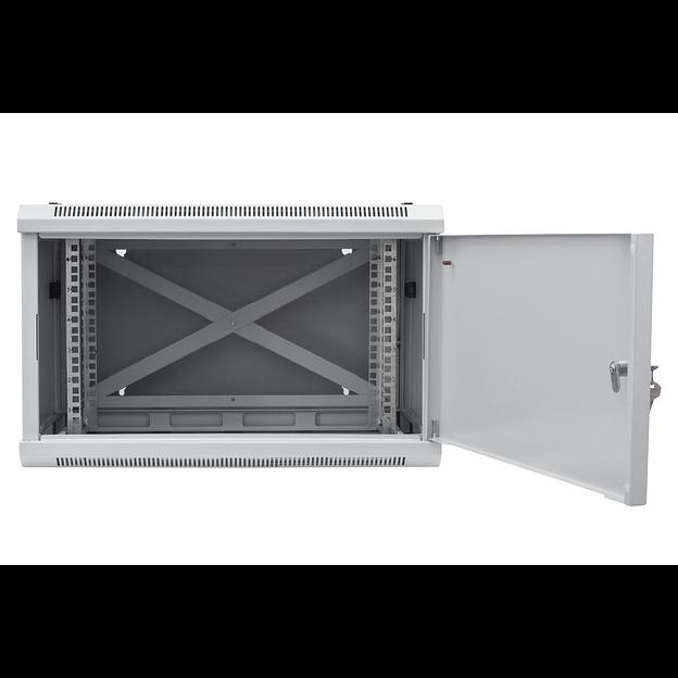 Шкаф телекоммуникационный настенный 9U, 600х550х500мм двухсекционный фото 2