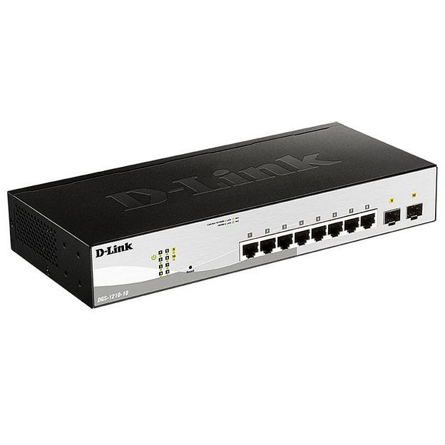 Коммутатор D-Link DGS-1210-10/FL1A 8G 2SFP настраиваемый фото 2