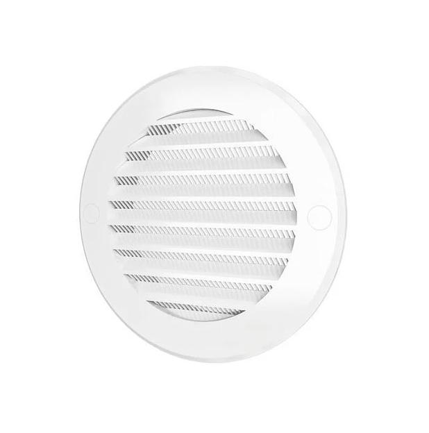 Решетка вентиляционная круглая с сеткой РКС - 16РКС - 200 мм - 160 мм фото 1