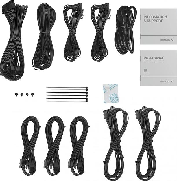 Блок питания Deepcool ATX 850W PN850M V2 Gen.5 80+ gold (20+4pin) APFC 120mm fan 8xSATA RTL фото 9