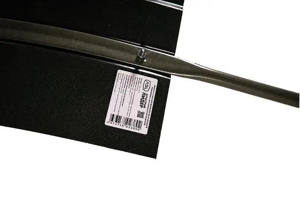 Движок стальной формованный средний 750х425 мм с металлической планкой, арт.СНЕГ-04.19 ОПТ фото 2