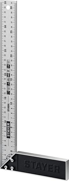 STAYER 350 мм, столярный угольник, Professional (3431-35) фото 3