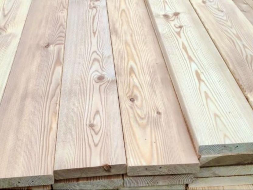 Палубная доска из лиственницы 28х140 мм АB опт фото 4