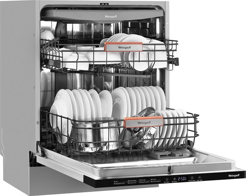 Посудомоечная машина встраив. Weissgauff BDW 6038 Infolight полноразмерная фото 6