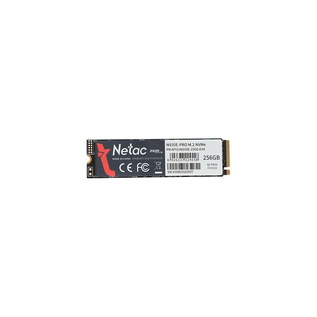 SSD накопитель NETAC N930E Pro NT01N930E-256G-E4X 256ГБ, M.2 2280, PCIe 3.0 x4, NVMe, M.2 фото 1