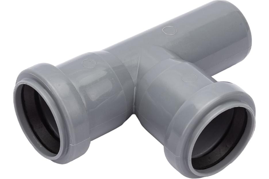 Тройник канализационный 87.5 град. 40 х 40 фото 3