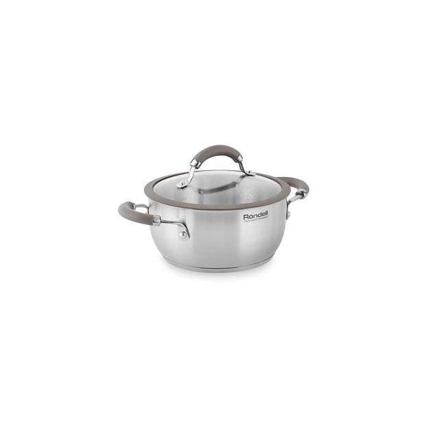 Кастрюля 5л Rondell Balance RDS-755, нержавеющая сталь, с крышкой фото 1
