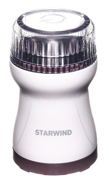 Кофемолка Starwind SGP4422 200Вт сист.помол.:ротац.нож вместим.:40гр белый/коричневый фото 1