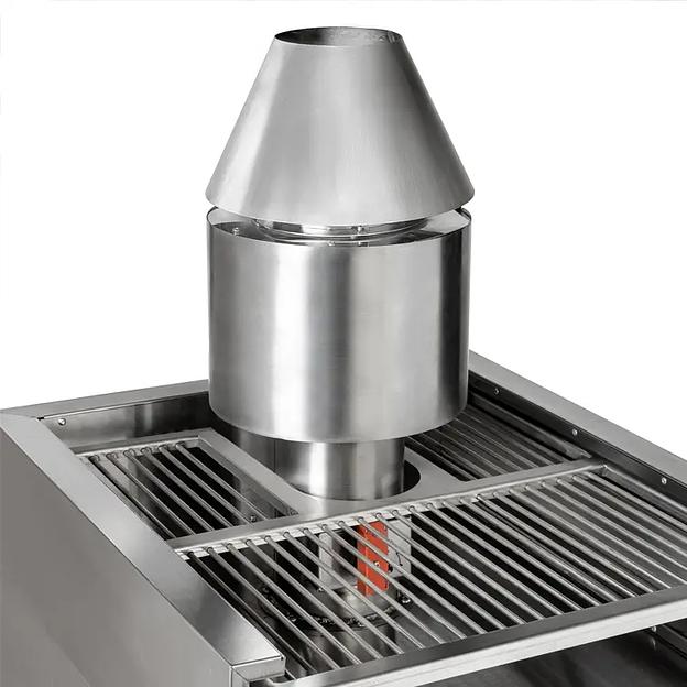 Печь «Хоспер» с полкой для подогрева Кобор Fire-50-M BC фото 3