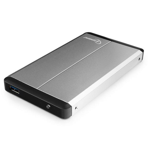 Внешний корпус 2.5" Gembird EE2-U3S-2-S, серебро, USB 3.0, SATA, металл Gembird {100} фото 2