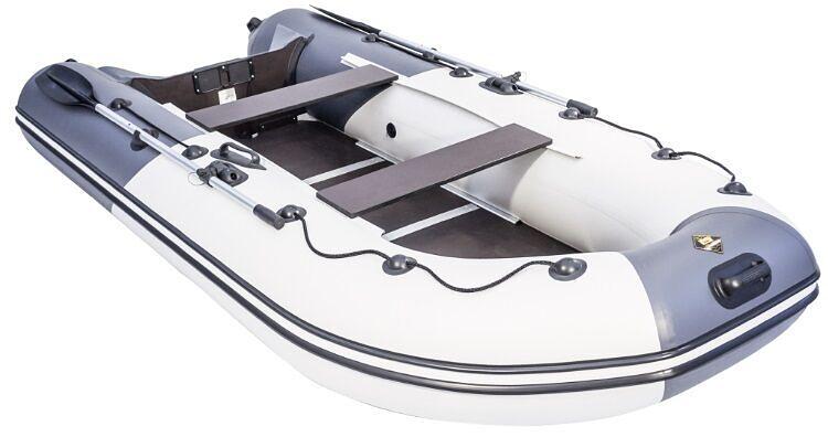Лодка Ривьера 3400 СК Компакт, 3400*1600*460 мм., цвет: серый-графит фото 2