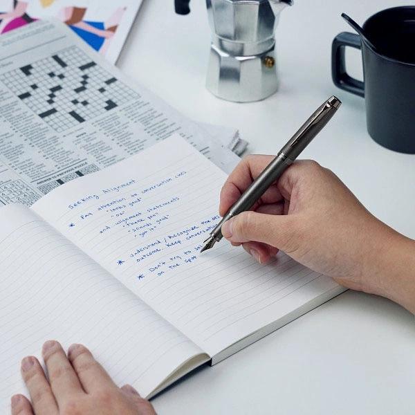 Ручка перьев. Parker IM Monochrome F328 (2172958) Bronze PVD F сталь нержавеющая подар.кор. фото 7