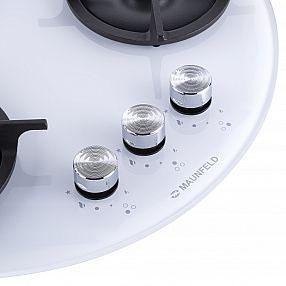 Газовая варочная поверхность Maunfeld EGHG.43.23CW\G белый фото 3