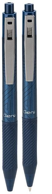 Ручка гелев. автоматическая Deli Geni EG80-BL синий d=0.7мм син. черн. 1стерж. фото 1